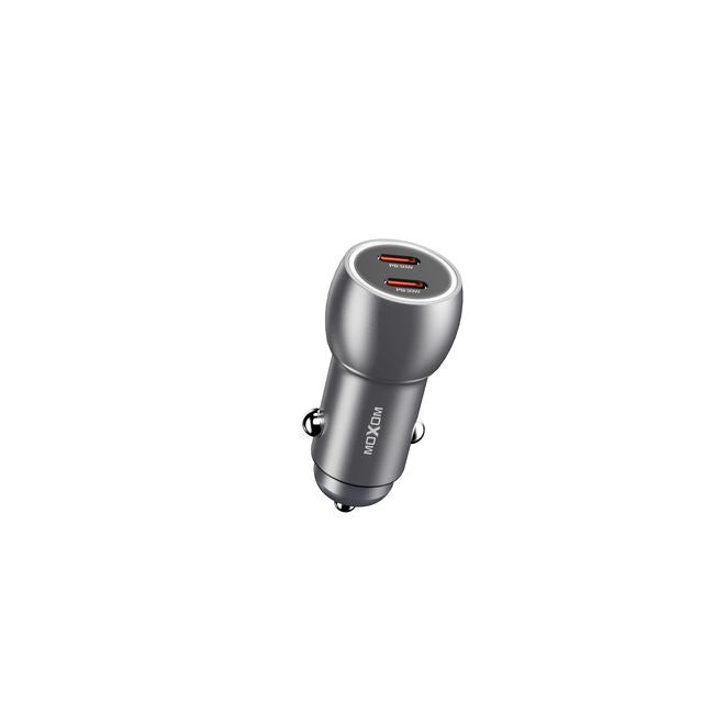 מטען מהיר לרכב 60W עם שני חיבורי USB-C 