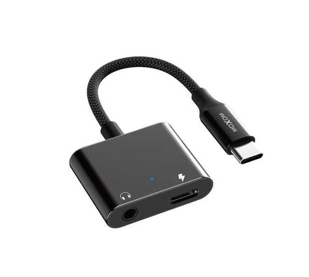 מתאם USB-C לאוזניות 3.5 מ״מ וטעינה מהירה 60W 